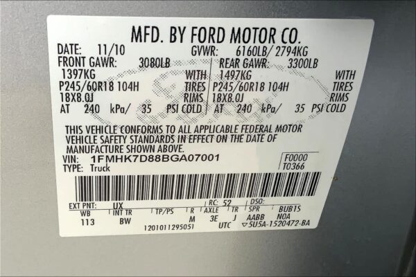 Refurbished 2011 Ford Explorer XLT FWD Sport Utility - Image 31